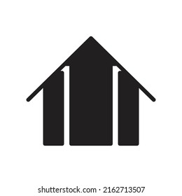 residential, real estate solid style icon. vector designs that are suitable for websites, applications, apps.