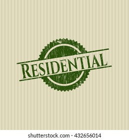 Residential rubber texture