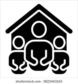 Residents Icon Element For Design