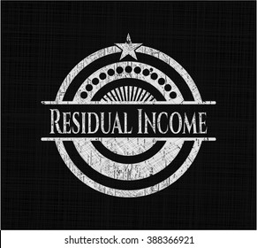 Residual Income chalk emblem