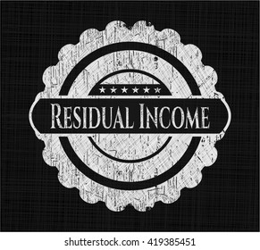 Residual Income on chalkboard