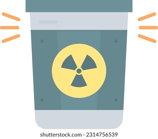 Residue icon vector image. Suitable for mobile application web application and print media.