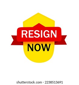Jetzt kündigen Banner Vorlage flach Stil Vektordesign.
