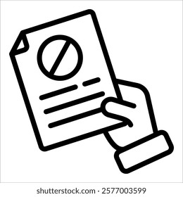 Resignation Icon Element For Design