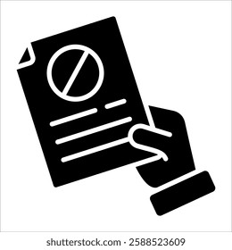 Resignation Icon Element For Design