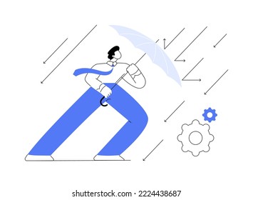 Resilience abstract concept vector illustration. Training mental strength, building emotional resilience, psychological flexibility, resilient personality, coping with problems abstract metaphor.