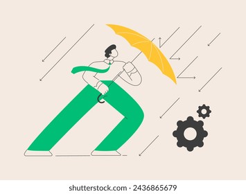 Resilience abstract concept vector illustration. Training mental strength, building emotional resilience, psychological flexibility, resilient personality, coping with problems abstract metaphor.