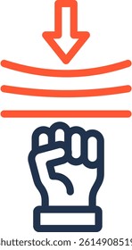 Resilience Icon Color Line Vector Illustration