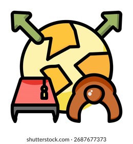 Resilience Icon Element For Design