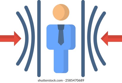 Resilience Icon Flat Vector Illustration