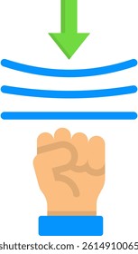 Resilience Icon Flat Vector Illustration