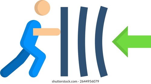 Resilience Icon Flat Vector Illustration