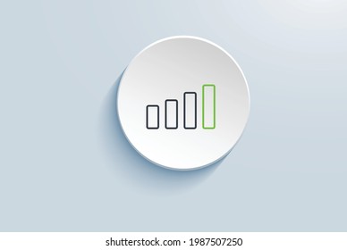 Resilience icon isolated white background