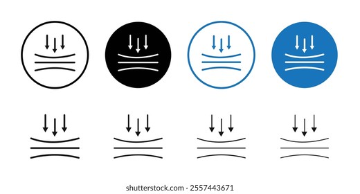 Resilience icon logo sign set vector outline