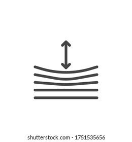 Resilience icon on white background. Vector illustration. Eps 10.