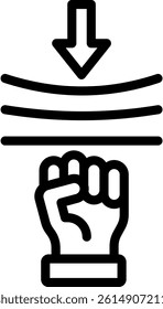 Resilience Icon Outline Vector Illustration