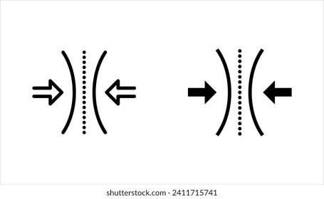 Resilience icon set. Elastic material sign. Quality design element. vector illustration on white background.