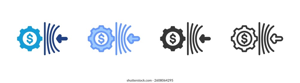 Resilience icon set multiple style collection