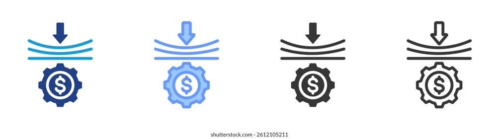 Resilience icon set multiple style collection