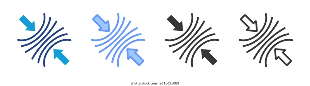 Resilience icon set multiple style collection