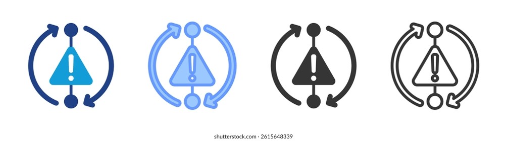 Resilience icon set multiple style collection
