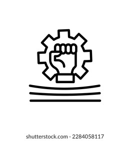 Resilience icon in vector. Illustration