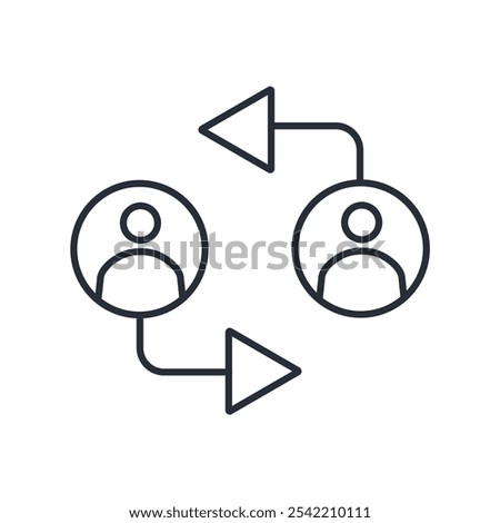Resilience icon. vector.Editable stroke.linear style sign for use web design,logo.Symbol illustration.