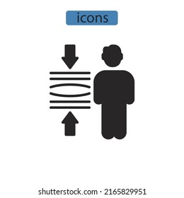 Resilience icons  symbol vector elements for infographic web