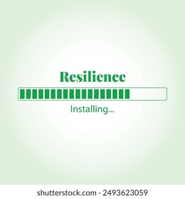 Resilience Installing vector illustration graphic eps