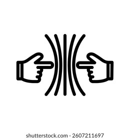 Resilience Line Vector Illustration On White Background.
