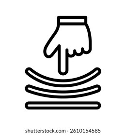 Resilience Line Vector Illustration On White Background.