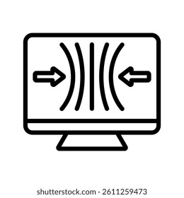 Resilience Line Vector Illustration On White Background.
