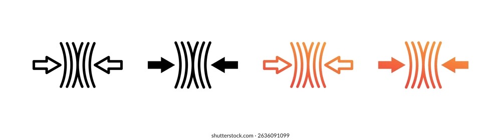 Resilience Multi Style Icon Set Vector