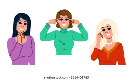 resilience positive thinking woman  vector.  optimism motivation, inspiration success, happiness mindfulness resilience positive thinking woman character. people flat cartoon illustration