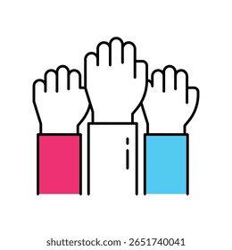 Resilience Vector Filled outline illustration style icon. EPS 10 file