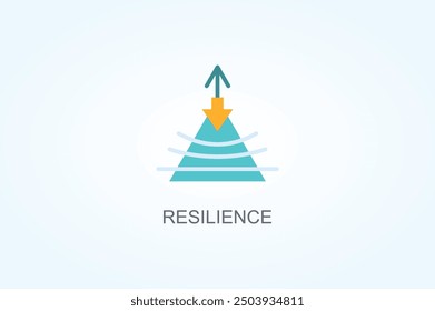 Resilience Vector Or Logo Sign Symbol Illustration