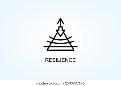 Resilience Vector Or Logo Sign Symbol Illustration