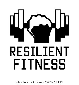 Resilient Fitness Logo Template