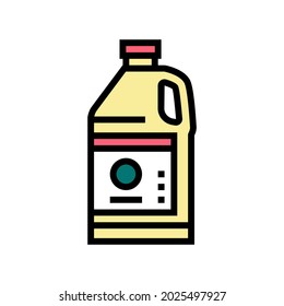 resin bottle color icon vector. resin bottle sign. isolated symbol illustration