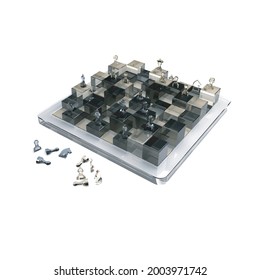 Resin Chess Set.
Black and white.
Unique and Original Design

