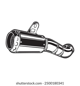 resing exhaust illustration vector design