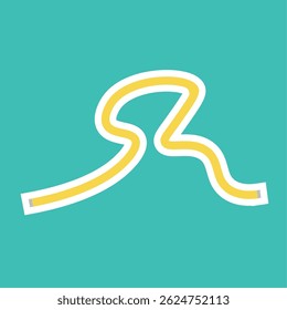 Ícone da banda de resistência. Ilustração vetorial