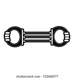 resistance band sports related icon image 