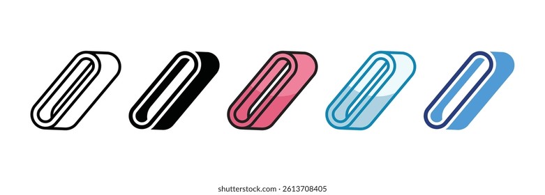 Resistance Bands Icon Set Multiple Style Collection