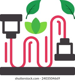 Bandas de resistencia Diseño de iconos planos vectores