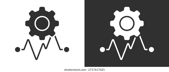 Conjunto De Iconos De Resistencia Colección De Vector Aislado En Blanco Y Negro