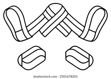 Resistance Loop Bands Line Art Illustration Concepts Ideas Inspiration