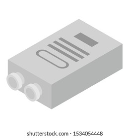 Resistance multimeter icon. Isometric of resistance multimeter vector icon for web design isolated on white background
