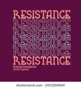 Resistance Is Not Futile It’s Voltage Divided By Current - Electrician T-shirt Design, Handmade calligraphy vector illustration, bags, posters, cards, for Cutting Machine, Silhouette Cameo, Cricut