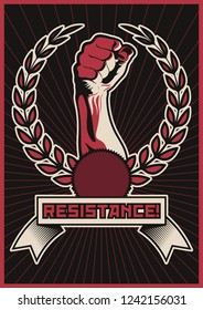 Resistance! Propaganda Poster Stylization